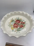 The Pioneer Woman Vintage Floral 9" Ruffle Top Stoneware, Bake & Serve Pie Plate. Fixed Price $24.00.