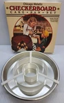 New Vintage Checkerboard Cake Set 3 & Dividers Chicago Metallic. Fixed Price $9.74.