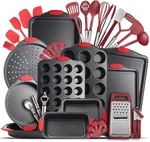 Eatex Nonsti Bakeware Sets With Baking Pans Set, 39 Piece. Fixed Price $68.69.