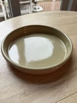 Bennington Potters Vermont 1883 Hand Thrown 9 Pottery Pie Plate Dish Tan. Fixed Price $23.00.