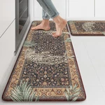 Anti Fatigue Kitchen Mats For Floor 2 Piece, Farmhouse Puce Red Rugs,.... Fixed Price $18.77.