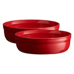 Emile Henry Made In France 8.5 Oz Creme Brulee, Set Of 2, By 1.5". Fixed Price $31.95.