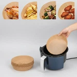 Netany 7.9-INCH Air Fryer Disposable Paper Liner Non-stick Unbleached Brown. Fixed Price $12.99.