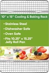 Spring Chef Inch Stainless Steel 10"X15",. Fixed Price $23.99.