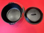 Lodge L12D03 Classic Pre Seasoned Cast Iron Dutch Oven With Lid 9 Quart Size. Fixed Price $89.99.