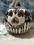 Nwt Martha Stewart Painted Jack-o -lantern Halloween Pumpkin Designer Decor. Fixed Price $27.00.