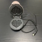 Mini Waffle Maker Dash 4" Machine Non-stick Sides Pink Heart Love Romance 120V. Fixed Price $10.55.