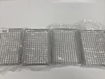 4 Pack Get 9" X 7" Stainless Steel Rectangular Wire Grid Food Serving Baskets. Fixed Price $19.99.