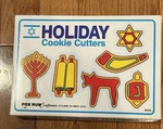 Vintage Cookie Cutters Chanukah Hanukkah Set Of Six 6 Tin Metal Fox Run 1987. Fixed Price $12.99.