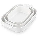 Malacasa Casserole Dishes For Oven, Ceramic Baking Set Of 3, Rectangul.... Fixed Price $62.97.