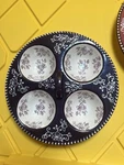 Temptations By Tara Floral Lace Poached Egg Serving Dish Purple KFI-XNG-923173. Fixed Price $10.00.