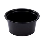 Darling Foodservice Black Oz. Polypropylene Portion Cup - 2500 / Cs. Fixed Price $45.00.