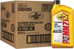 Pennzoil Platinum High Mileage Full Synthetic 10W-30 Motor Oil, Quart. Fixed Price $71.17.