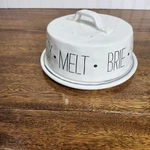 Mud Pie Round Brie Baker Dish 6" Cheese Dia White Ceramic Baking Read Pics. Fixed Price $39.59.