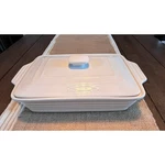 Malacasa Porcelain Casserole Dish With Lid Rectangular Baking Pan White. Fixed Price $38.00.