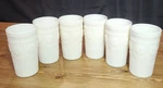 6 Pioneer Woman Adeline Embossed Milk Tumbler Glasses Set New. Fixed Price $125.00.