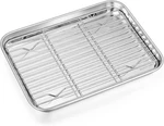 P&p Chef 9 Baking Sheet Pan With Rack Set, Stainless Inch, Silver. Fixed Price $16.09.