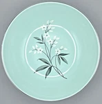 Ws George GEO54 9" Serving Bowl Aqua Blue Atomic Floral 1950S Vintage Usa. Fixed Price $34.99.