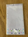 Hello Kitty Sanrio Magnet Stick-on Memo Pad 2008 Light Purple Lined 60 Sheets. Fixed Price $6.95.
