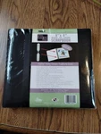 Pioneer 8"X8" Deluxe Top Loading Black Scrapbook 20 Pages Ribbon Detail. Fixed Price $11.99.