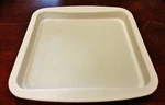 New White Nogoo 8.5" X 8" Dish Tray With Metal Insert For Baking Oven Ready. Fixed Price $24.99.