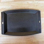 Lodge Sizzlin' Chef's Cast Iron Platter Size 11-5/8 X 7-3/4 Re-seasoned. Fixed Price $19.95.