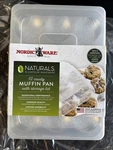 Nordic Ware Naturals 12 Cavity Muffin Pan With High-domed Lid. Fixed Price $27.00.