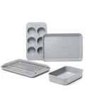 Mini Bakeware Set Naturally Non Stick Ceramic Coating Compact Sage Caraway Pans. Fixed Price $259.99.