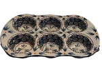 Temptations Temp-tations Old World Blue Muffin Pan Large With Rack. Fixed Price $29.00.