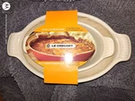 Creuset Of 2 Stoneware Heritage Oval Au Gratin Dishes, Soleil Yellow. Fixed Price $149.00.