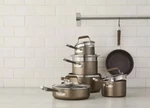 Paderno Champagne Bronze 12-PC Classic Cookware Set, Non-stick, Oven Safe. Fixed Price $455.23.