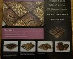 Chicago Metallic Bake Lift And Serve Brownie Pan Slice Solutions New Baking. Fixed Price $22.49.