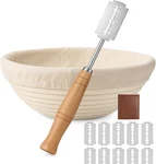 Saint Germain Bakery Round Banneton Proofing Basket And Bread Lame Set 9 Inch. Fixed Price $21.37.