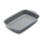 Greenpan Premiere Ovenware Healthy Ceramic 13" X 9" Rectangular Baker, Gray. Fixed Price $102.57.