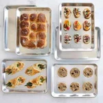 Nordic Ware Naturals Silver Quarter Sheet Pans, 6 Pack. Fixed Price $44.99.