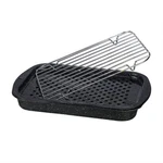Granite Ware 3 Piece Multiuse Set. Enameled Steel Bake Broiler Pan And Grill .... Fixed Price $36.99.