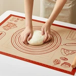 Silicone Baking Pastry Dough Mat - 28X20INCH Extra Large Cookie Bread Rolling.... Fixed Price $14.51.