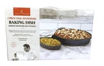 Emeril Lagasse Oval Stoneware Baking Dish 2-PC Set; Blue. Fixed Price $18.00.