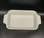 Le Creuset France 18-24 White Ceramic Rectangular Baking Dish, Approx. 7 5. Fixed Price $29.95.