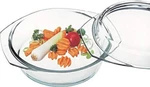 Simax Casserole Dish With Lid, 24 Ounce Round Glass Cookware, Oven And Microw.... Fixed Price $36.07.
