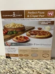 Copper Chef Perfect Pizza & Crisper Pan 12" Stick As Seen Tv Brand New. Fixed Price $15.12.