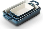 Koov Bakeware Set, Ceramic Baking Dish, Rectangular Pans Casserole. Fixed Price $80.97.