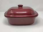 Pampered Chef New Traditions Deep Covered Baker 3.1 Qt Cranberry Usa Nwob. Fixed Price $62.00.