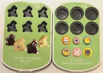 Lot Wilton Easter 12 Cavity Spring Cookie Pan Bunny Eggs Basket Chick Unused. Fixed Price $11.99.