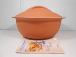 Vtg Schlemmertopf 863/34 Scheurich Dutch Oven Clay Roasting Pot W/lid W. German. Fixed Price $59.99.