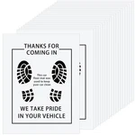 Riakrum 50 Pcs Disposable Car Floor Mat Vehicles Motive Cover P.... Fixed Price $23.46.