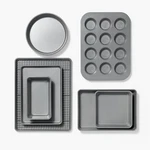 8PC Nonstick Bakeware Gray - Figmint : Kitchen Baking Set,. Fixed Price $35.99.
