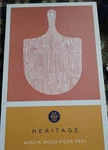 Heritage Acacia Large Wood Pizza Peel/charcuterie BOARD-14.3" X 22.3"-NEW-NICE. Fixed Price $19.99.