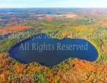 Lone Stone Lake, Oneida County, Three Lakes, Wisc. Aerial Photo. Frame Optional.. Fixed Price $135.00.