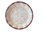 Temptations Presentable Ovenware By Tara Floral Lace 9" PPP-SQ-800404 Hand-paint. Fixed Price $19.49.